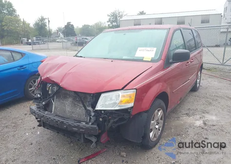 2010 Dodge Grand Caravan Se from USA, damaged, VIN 2D4RN4DE2AR112489